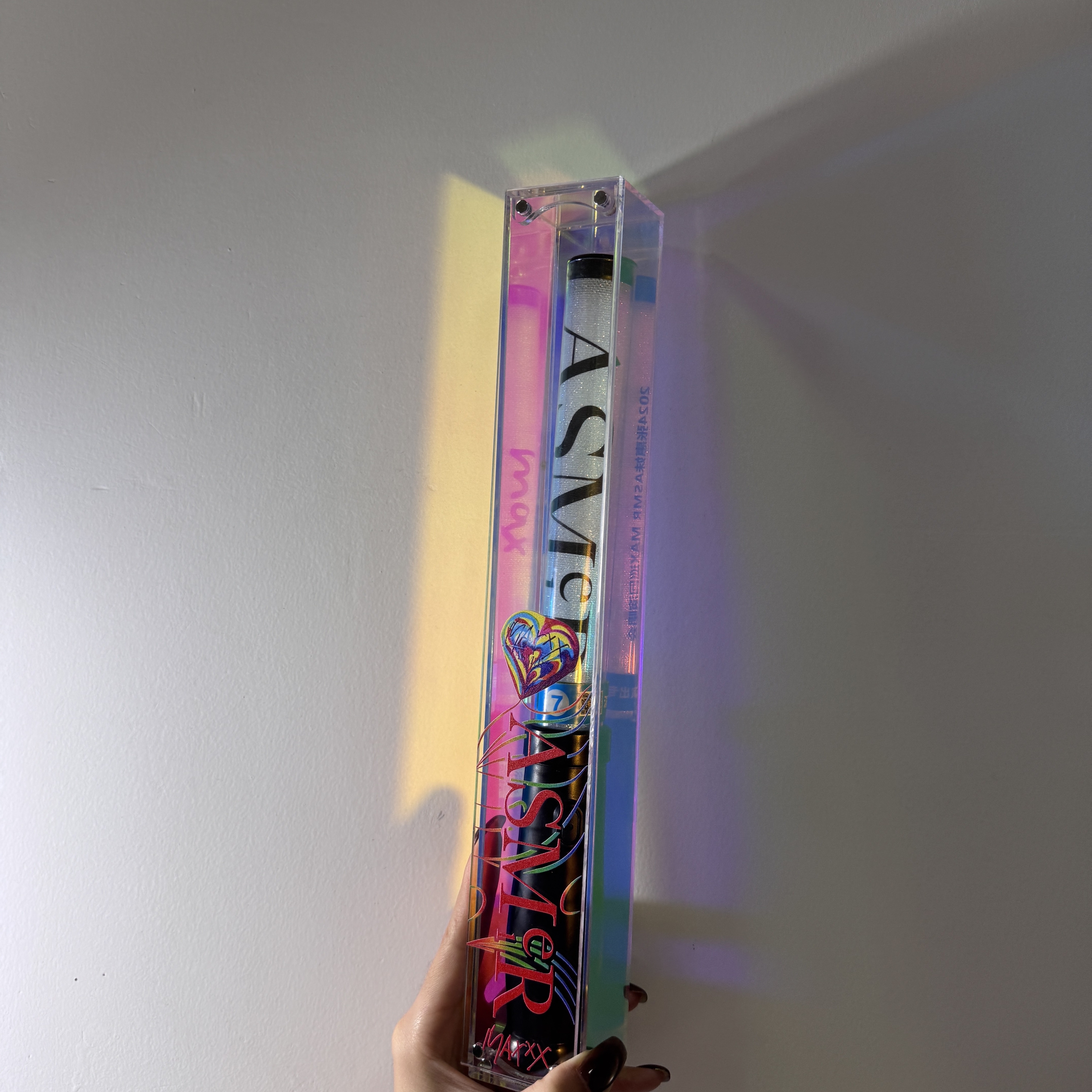 張惠妹台北場手燈鐳射收納盒/螢光棒收納盒鐳射收納盒張惠妹周邊(不含手燈)