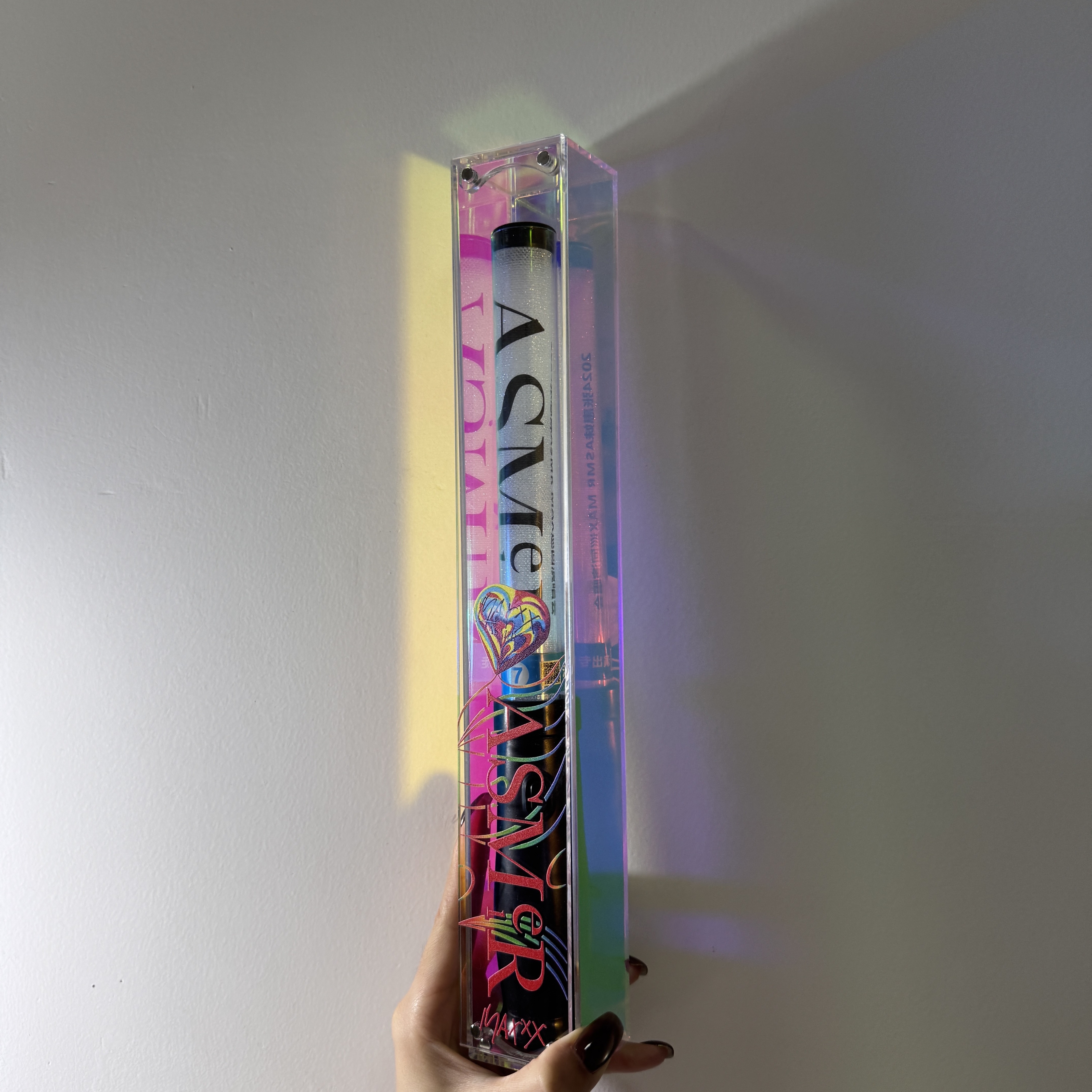 張惠妹台北場手燈鐳射收納盒/螢光棒收納盒鐳射收納盒張惠妹周邊(不含手燈)