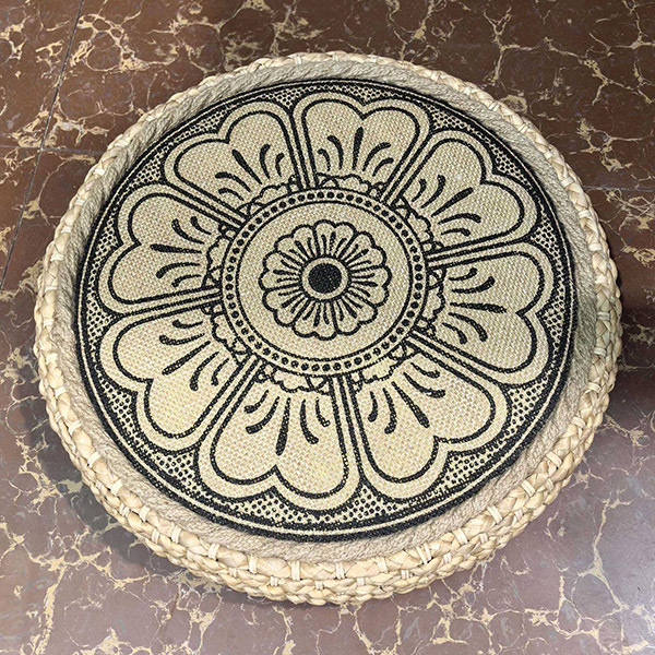 天然草編禪憩蒲團坐墊