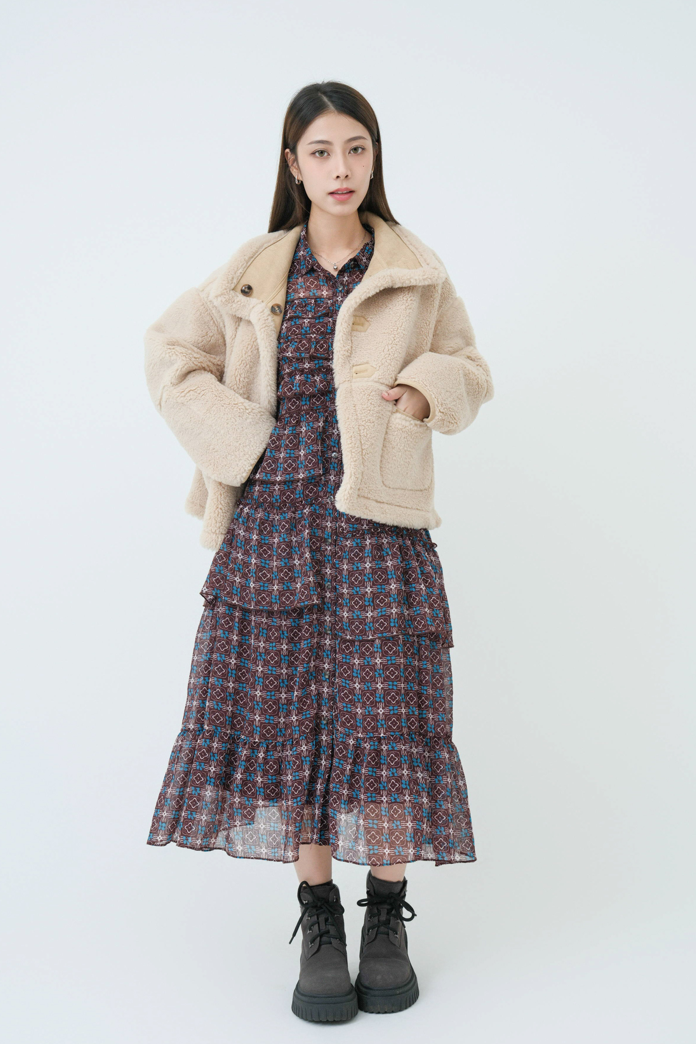 FW24_0312（外套+連身裙）