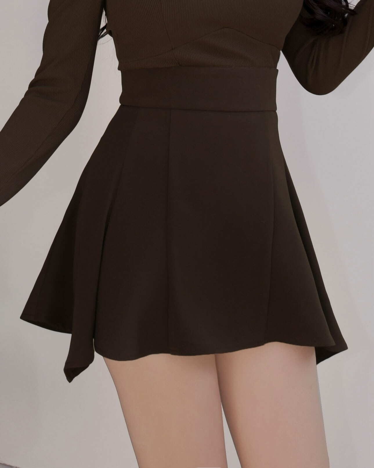 訂製-甜美拼接雪紡魚尾褲裙