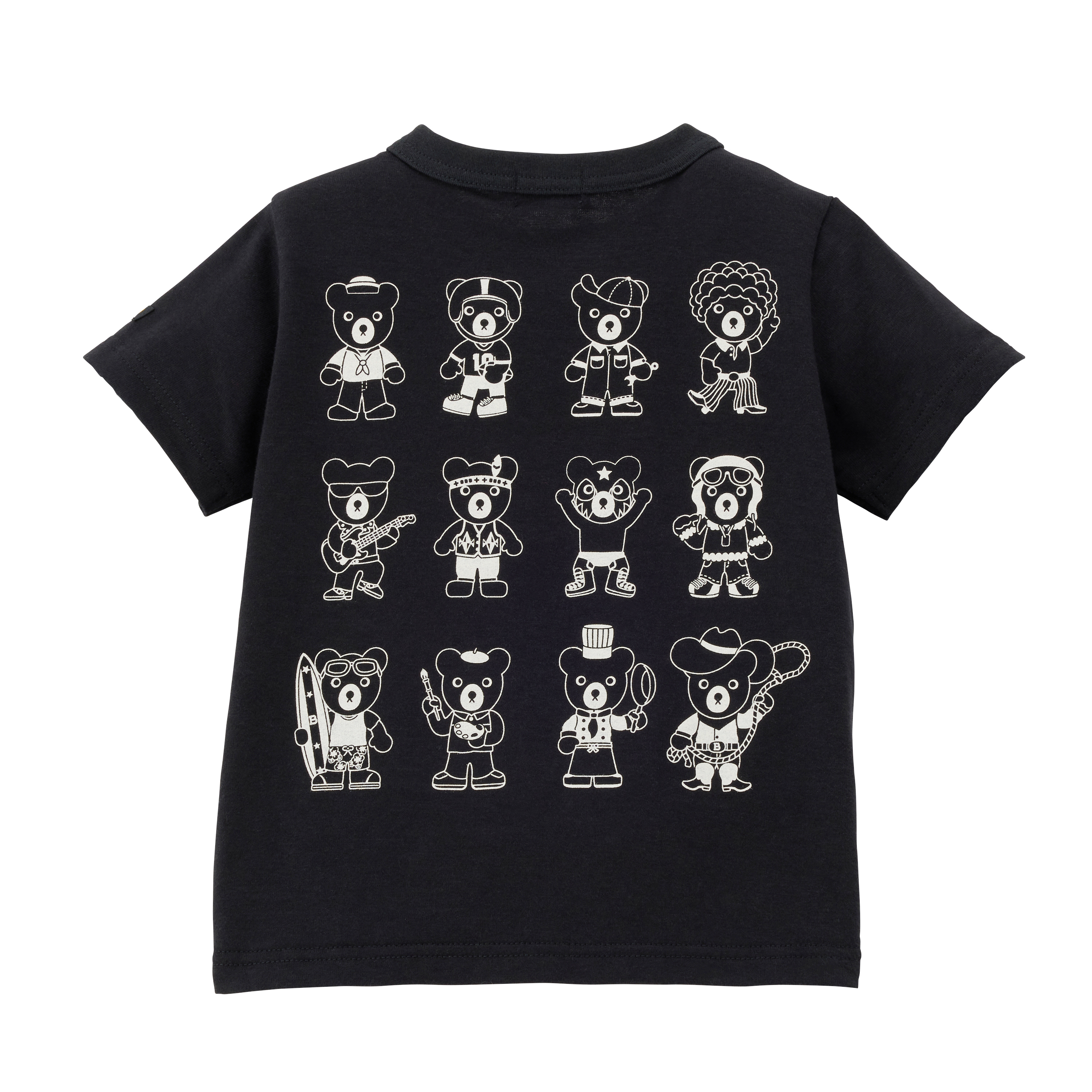 Double B 黑色熊仔短袖衫