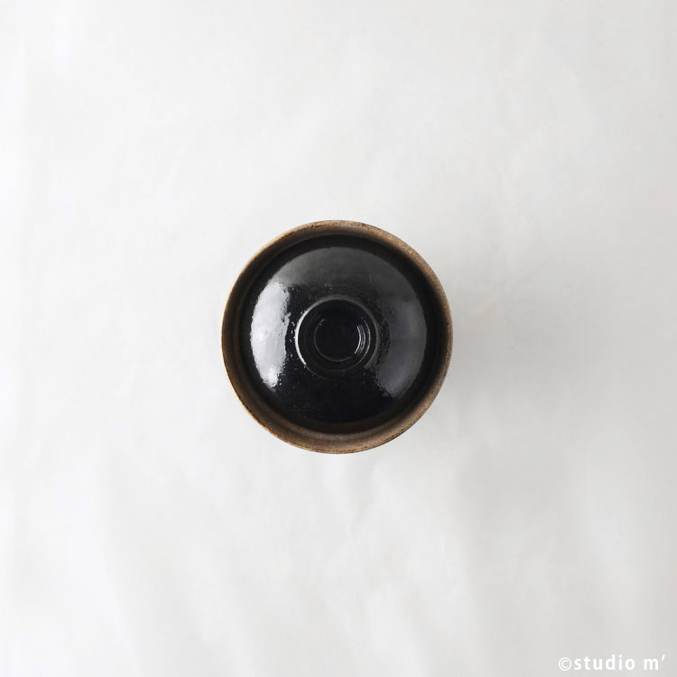 STUDIO M' - mubyo wan 六瓢碗(附蓋)  /黑
