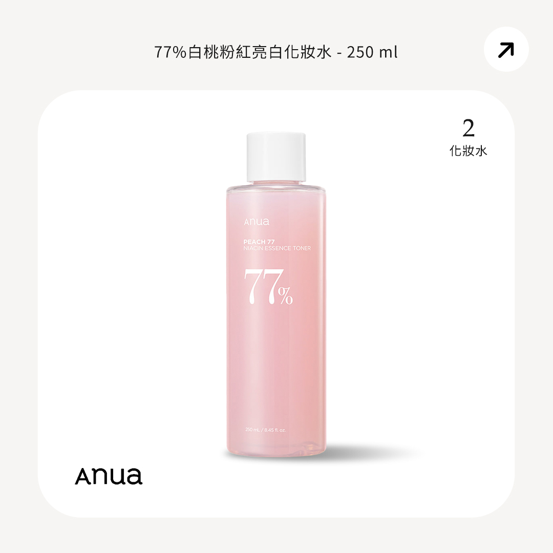 Anua 白桃化妝水 250 mL
