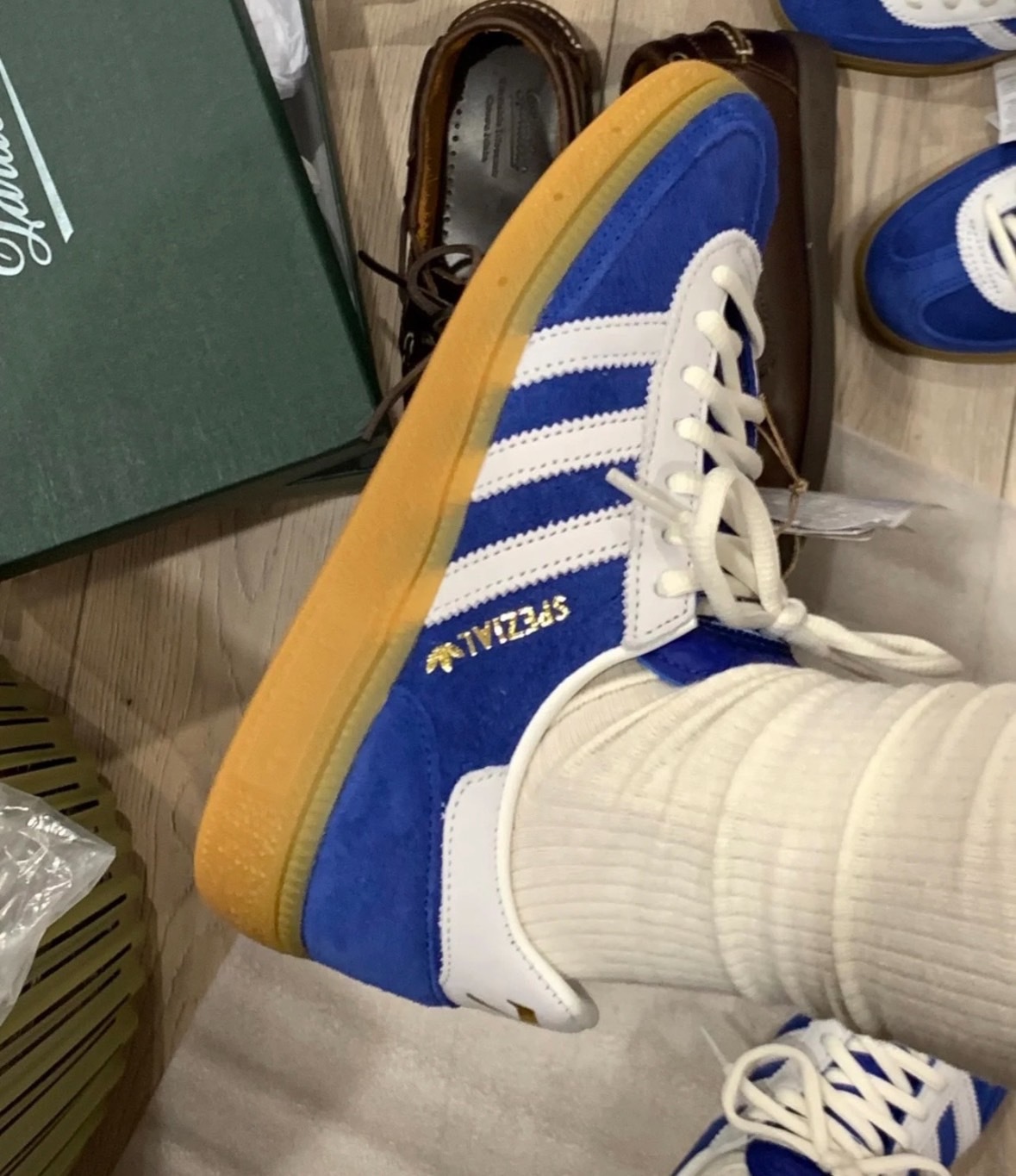 【代購】 adidas originals HANDBALL SPEZIAL 海洋藍 藍白 德訓鞋 板鞋 JP5278
