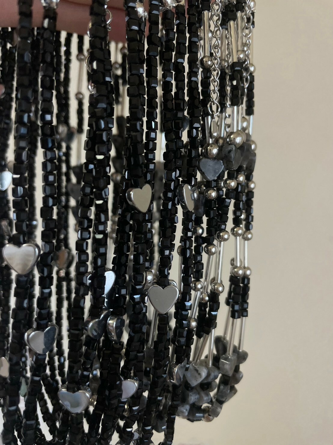 [Chouette Me.] Heart necklace #1 heart charm set