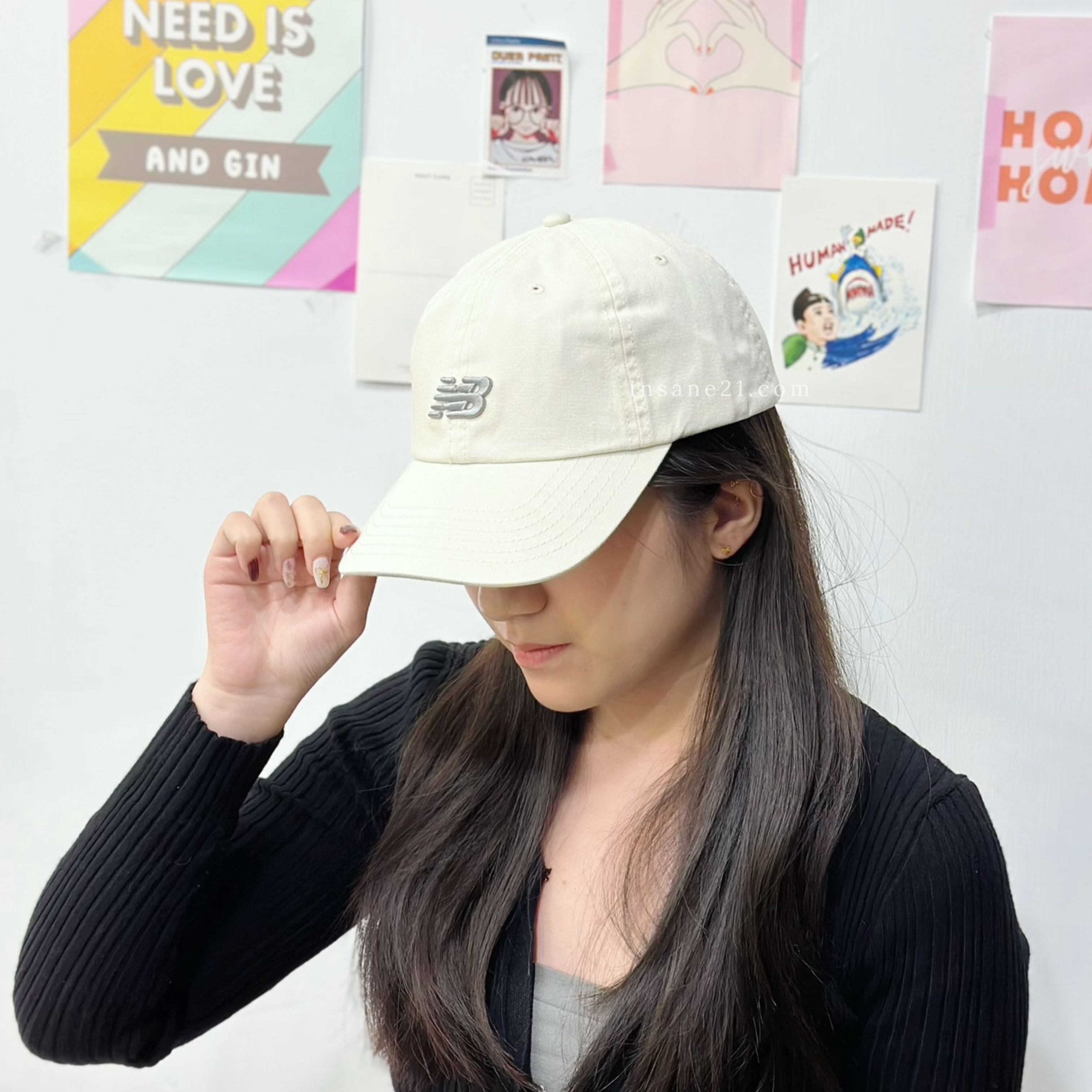 NEW BALANCE CAP 立體刺繡LOGO 老帽 卡其/奶茶/黑 LAH91014