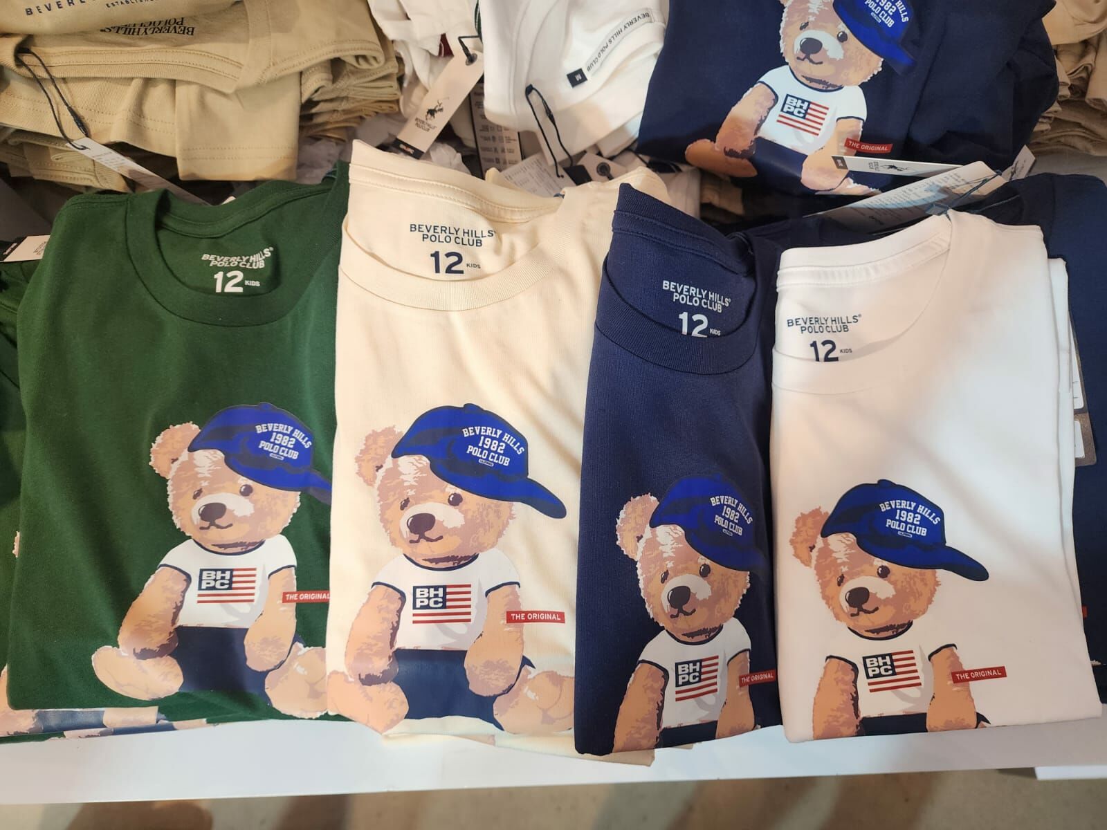 【SamSam泰國直播】BEVERLY HILLS POLO L010317 童裝熊仔短袖上衣