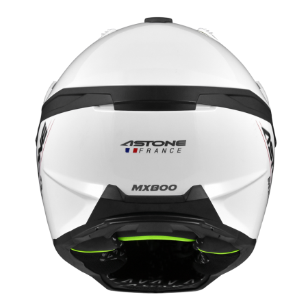 ASTONE MX800B 亮光白 素色 內墨片 多功能帽款