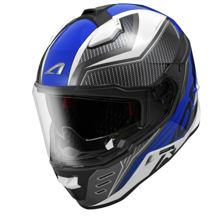 ASTONE MX800B 白 BF7藍 彩繪 內墨片 多功能帽款