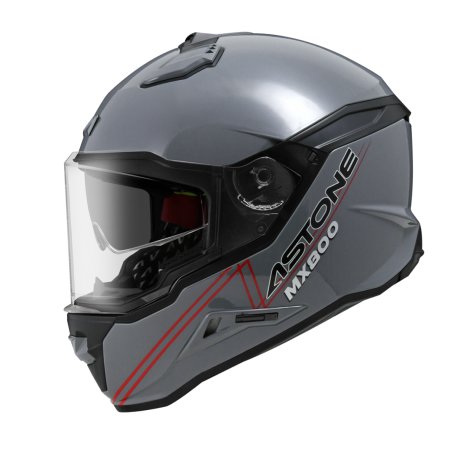 ASTONE MX800B 水泥灰 素色 內墨片 多功能帽款