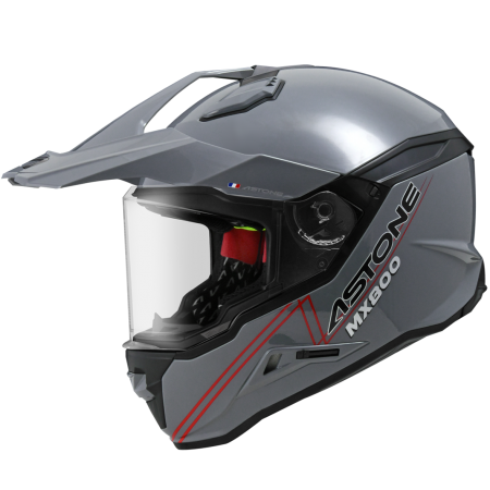 ASTONE MX800B 水泥灰 素色 內墨片 多功能帽款