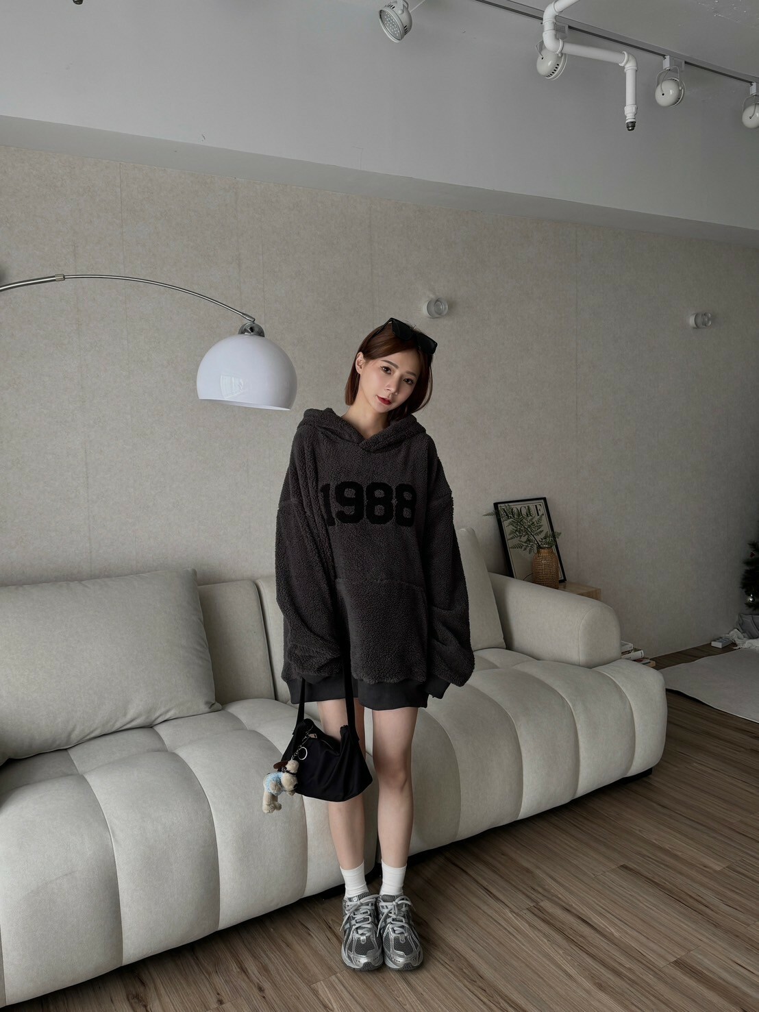 QQ毛保暖連帽上衣