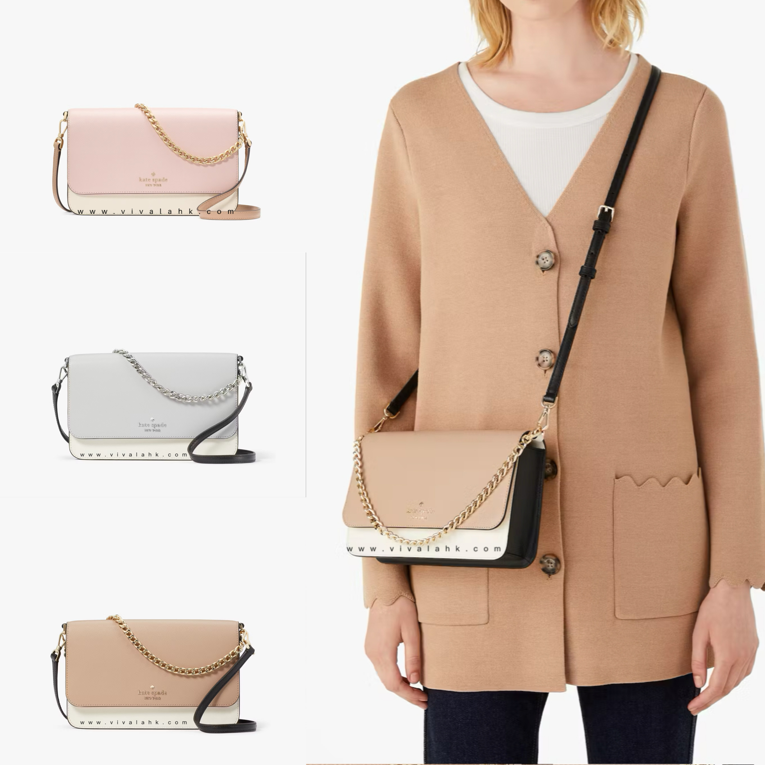 Kate Spade - Madison 手提+斜孭多用袋 (KC623)