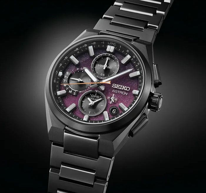 萬年鐘錶 -  Seiko Prospex GPS   限量夜櫻GPS衛星定位鈦金屬太陽能計時男錶  SSH171J1 / 5X83-0AL0SD 錶徑42MM