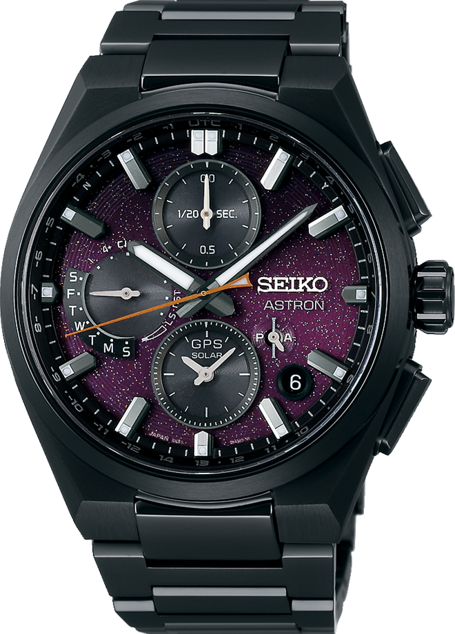 萬年鐘錶 -  Seiko Prospex GPS   限量夜櫻GPS衛星定位鈦金屬太陽能計時男錶  SSH171J1 / 5X83-0AL0SD 錶徑42MM