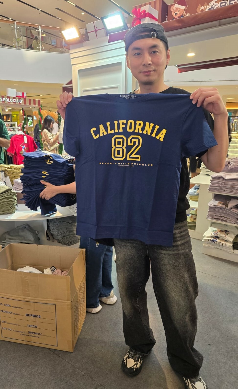 【SamSam泰國直播】BEVERLY HILLS POLO L0103217 男裝短袖上衣 (藍色)