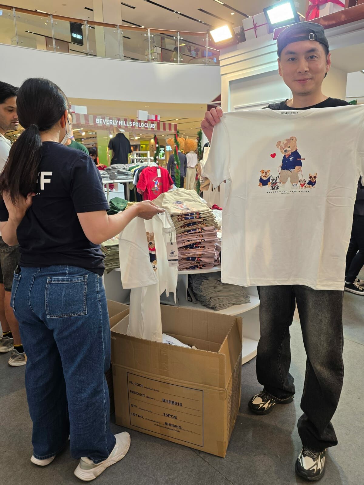 【SamSam泰國直播】BEVERLY HILLS POLO L0103219 男裝短袖上衣 (白色)