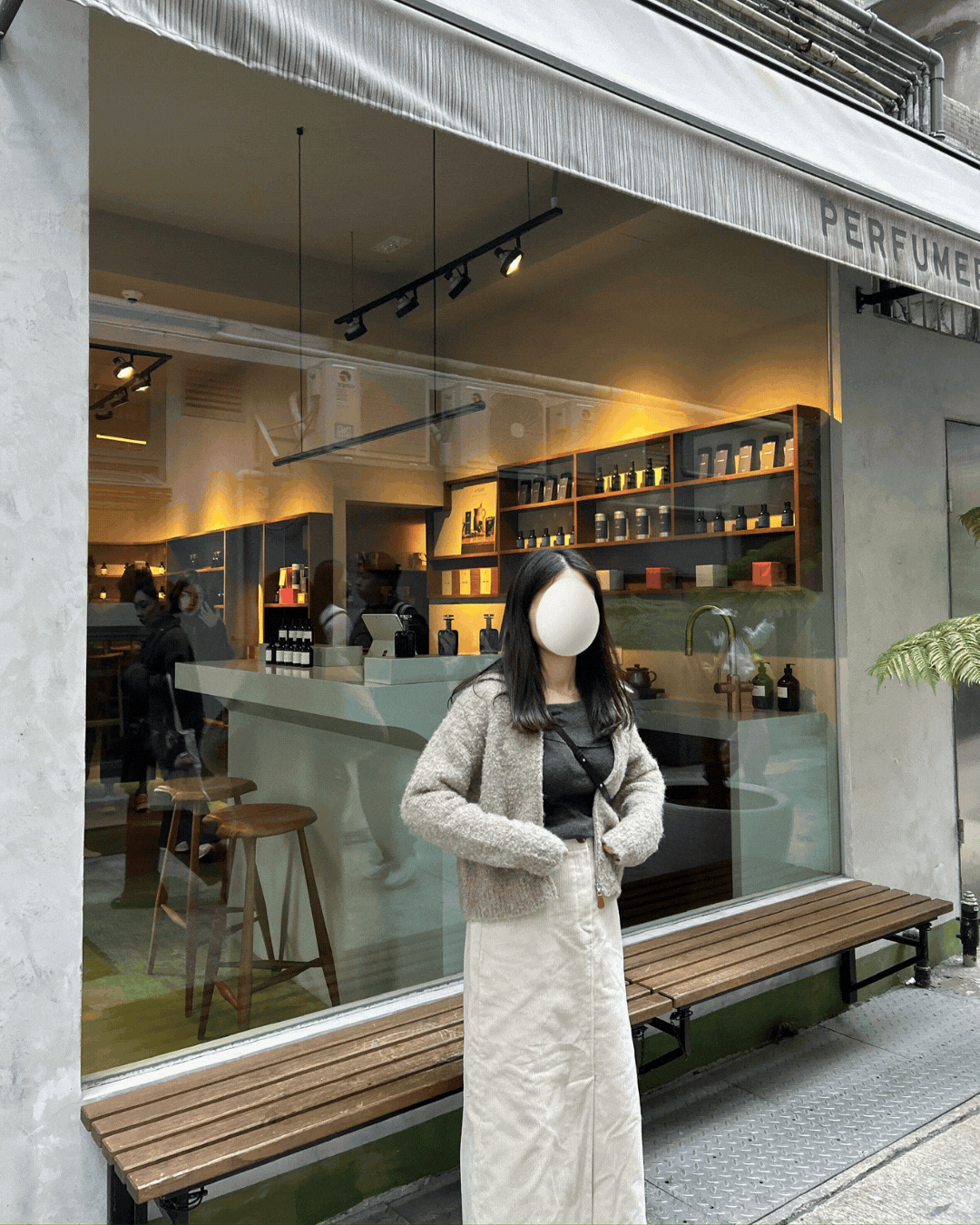 COME BACK!《KR》捲毛皮扣雙拉鍊外套