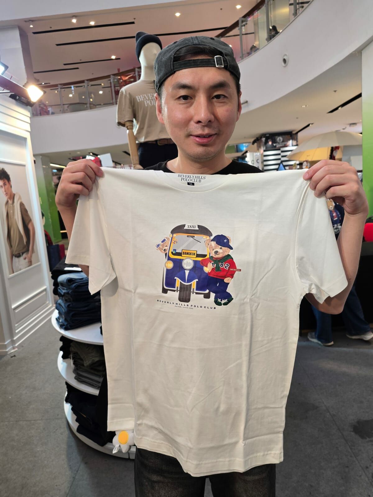 【SamSam泰國直播】BEVERLY HILLS POLO L0103221 男裝短袖上衣 (白色)