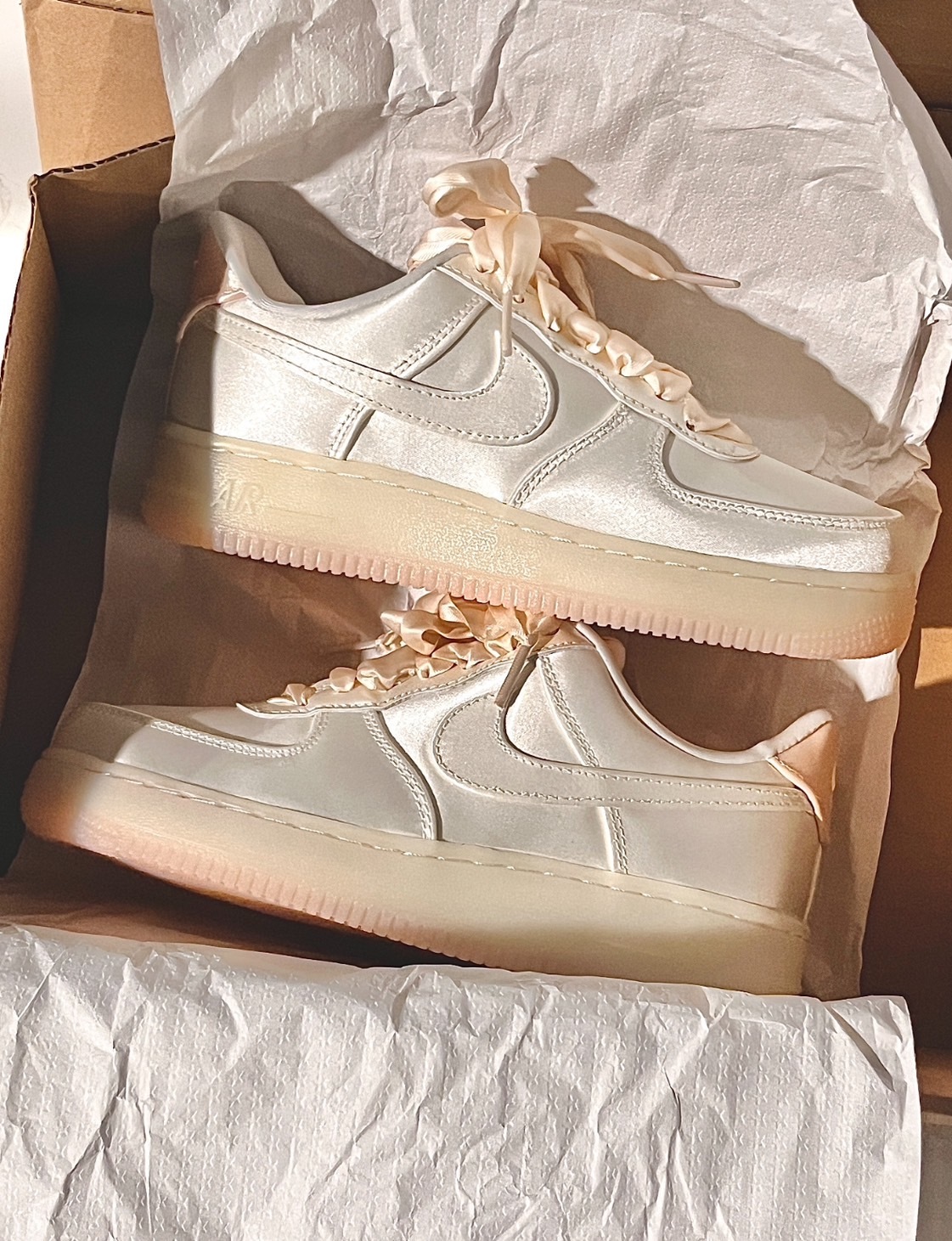 Nike AF1 Low 珠光綢緞🎀