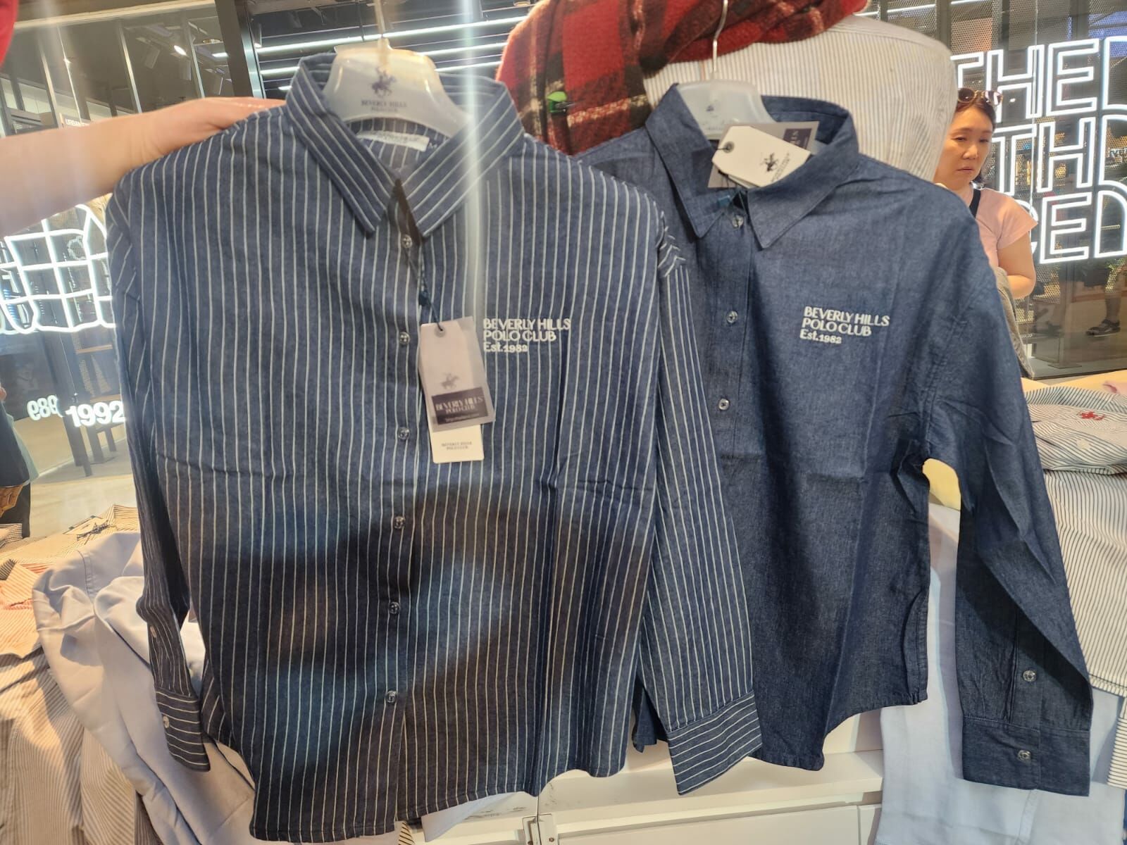 【SamSam泰國直播】BEVERLY HILLS POLO L0103226 女裝長袖恤衫