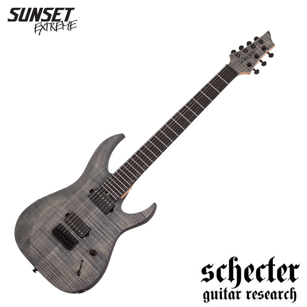 Schecter Sunset-7 Extreme Grey Ghost 七弦 電吉他