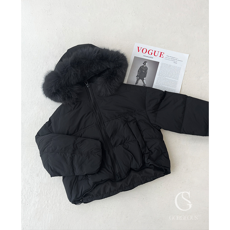 F40 現貨「鴨絨！毛毛短版輕量外套」