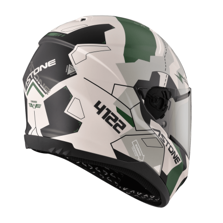 ASTONE GTB606 平灰綠 BG6 彩繪 內墨片 全罩式帽款