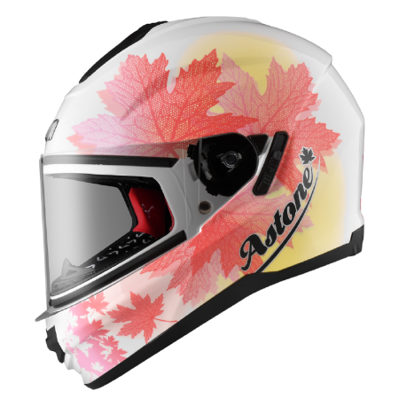 ASTONE GTB606 白 BG7紅 彩繪 內墨片 全罩式帽款