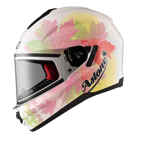 ASTONE GTB606 白 BG7綠 彩繪 內墨片 全罩式帽款