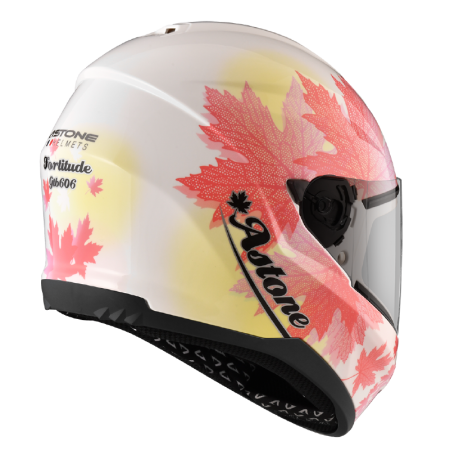 ASTONE GTB606 白 BG7紅 彩繪 內墨片 全罩式帽款