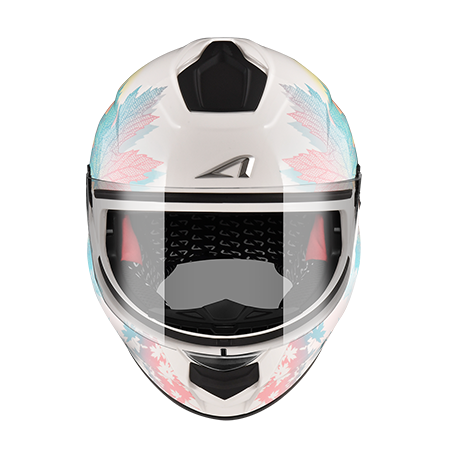 ASTONE GTB606 白 BG7藍 彩繪 內墨片 全罩式帽款