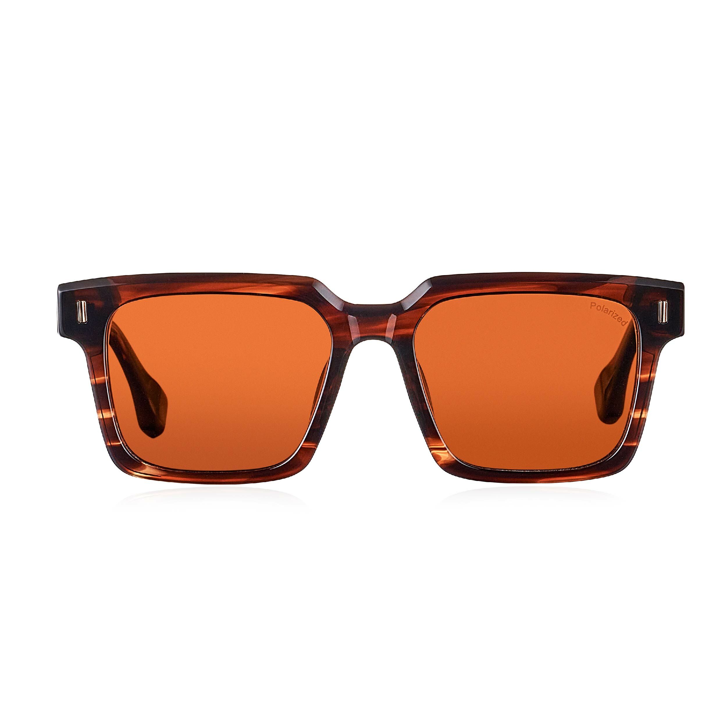 獨樹一幟狂熱款手造方框墨鏡-四色可選