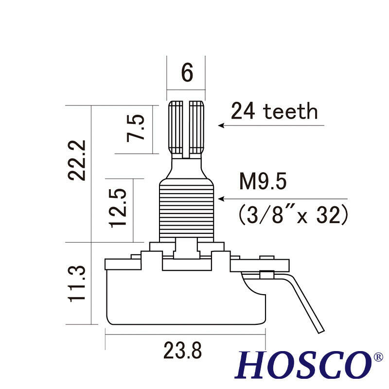 HOSCO CTS-B250 可變電阻 VR