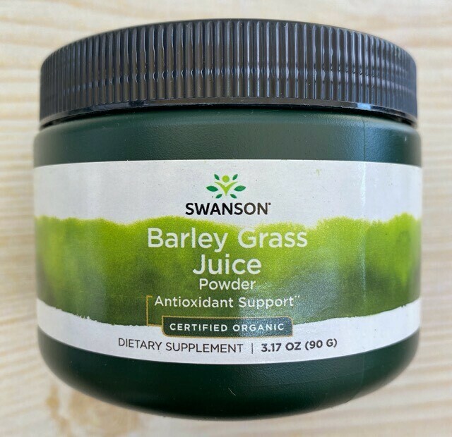Swanson organic barley grass juice powder 90g (best before 30 Mar 2027)