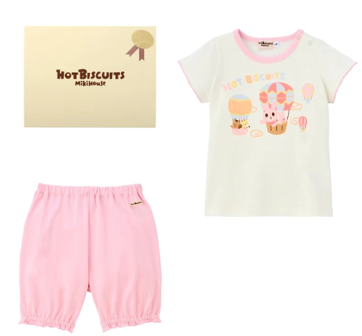 HB 小熊粉色短袖套裝