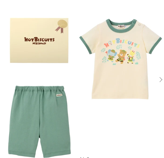 HB 小熊綠色短袖套裝