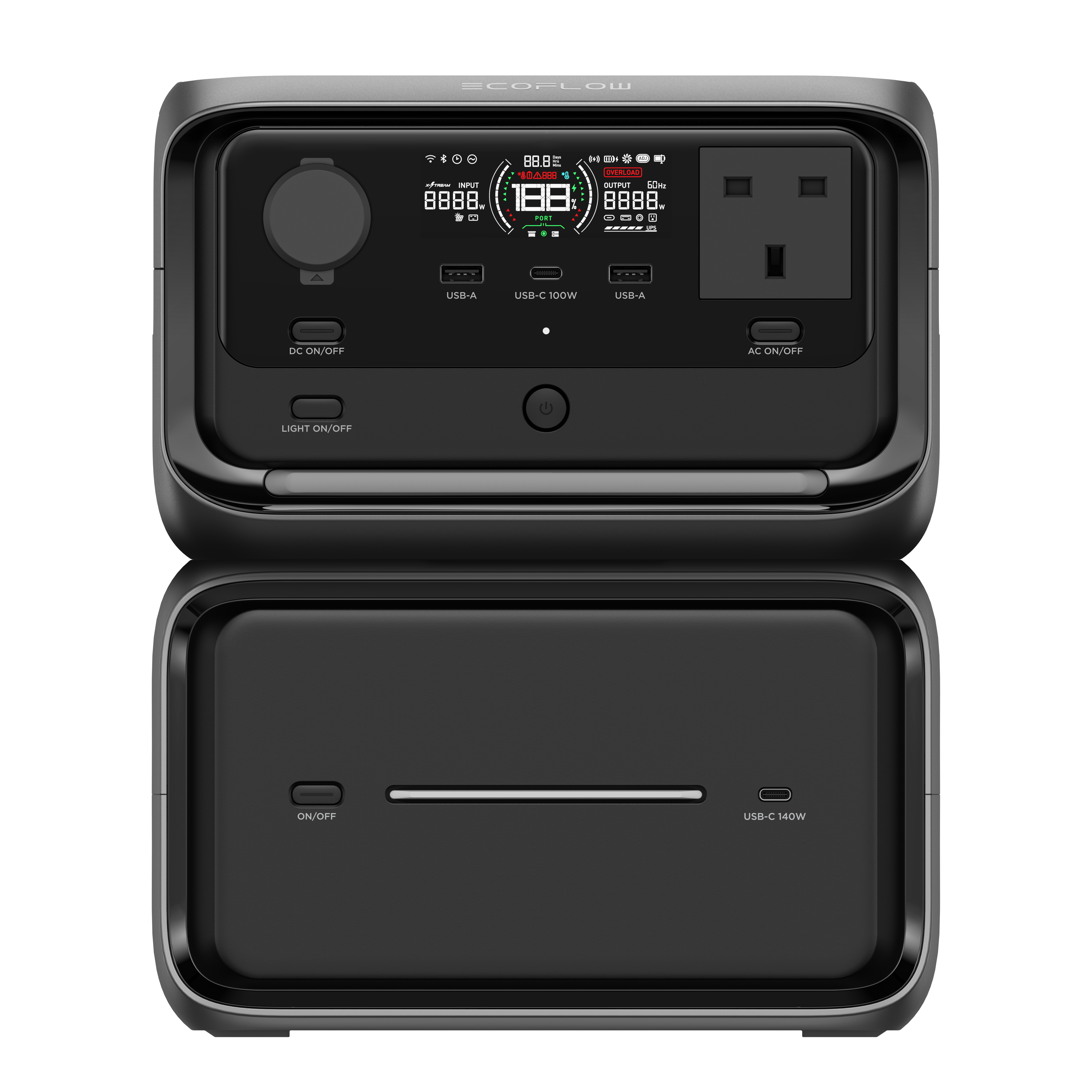 EcoFlow River 3 Max Plus大容量流動電能站 (858Wh)