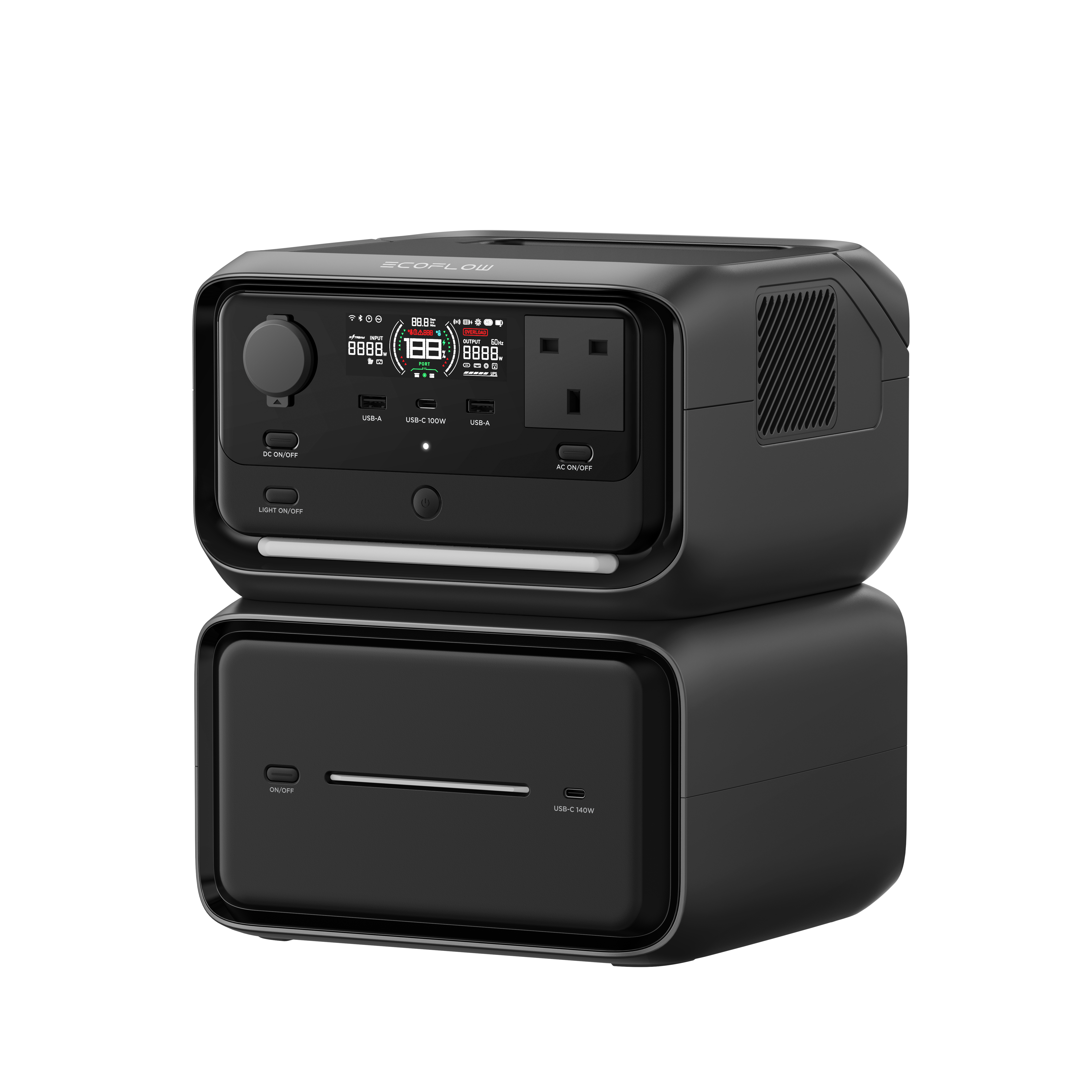 EcoFlow River 3 Max Plus大容量流動電能站 (858Wh)