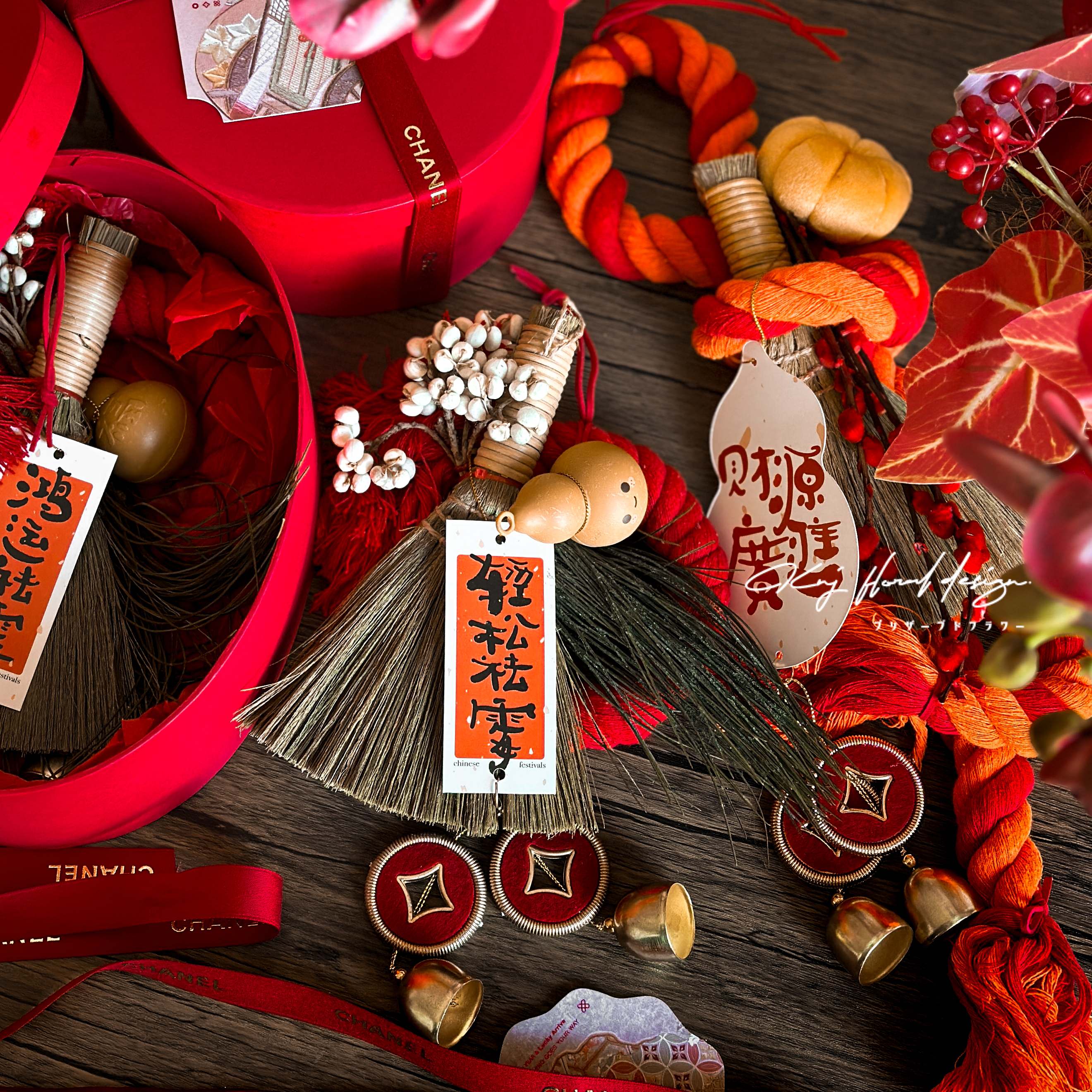 新春創意福運門掛