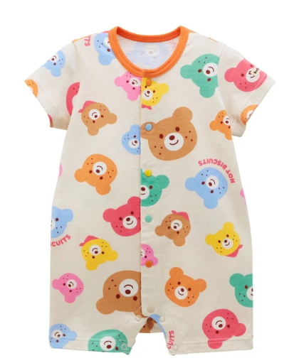 HB 小熊嬰兒短袖連體服