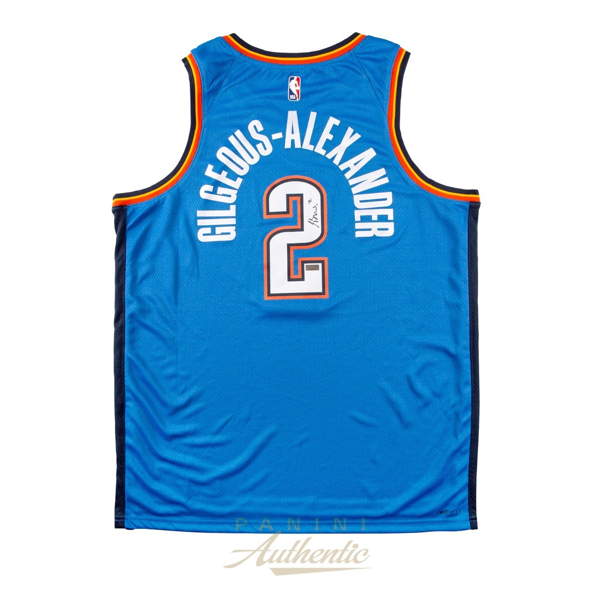 Shai Gilgeous-Alexander Autographed Oklahoma City Thunder Blue Nike Swingman Jersey預訂簽名球衣NBA