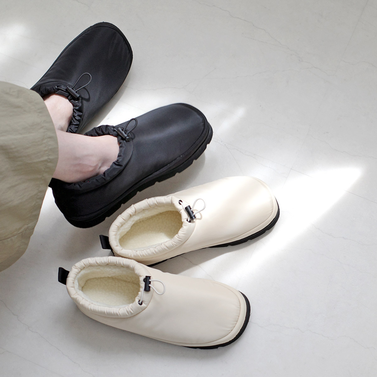 工裝風格 防潑水內羔羊束口鞋 【FX2409】