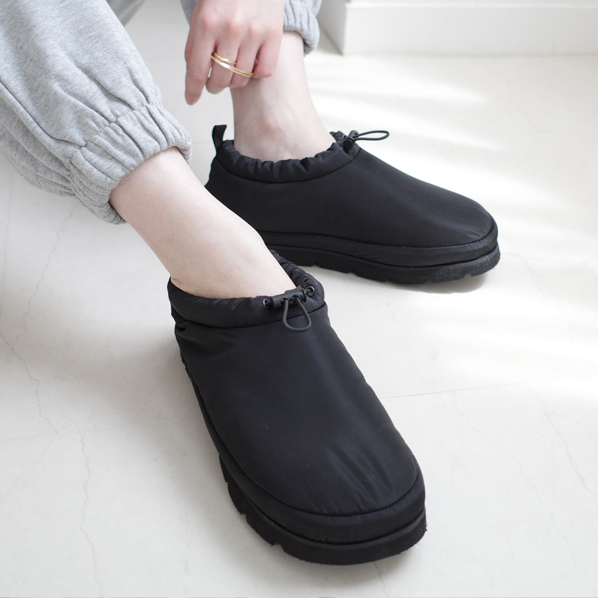 工裝風格 防潑水內羔羊束口鞋 【FX2409】