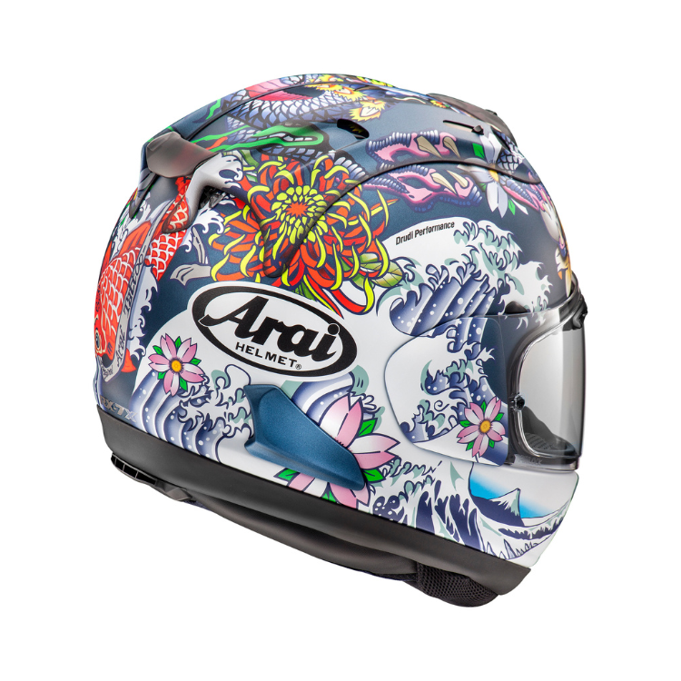 ARAI RX-7X ORIENTAL FLAT BLUE 浮世繪