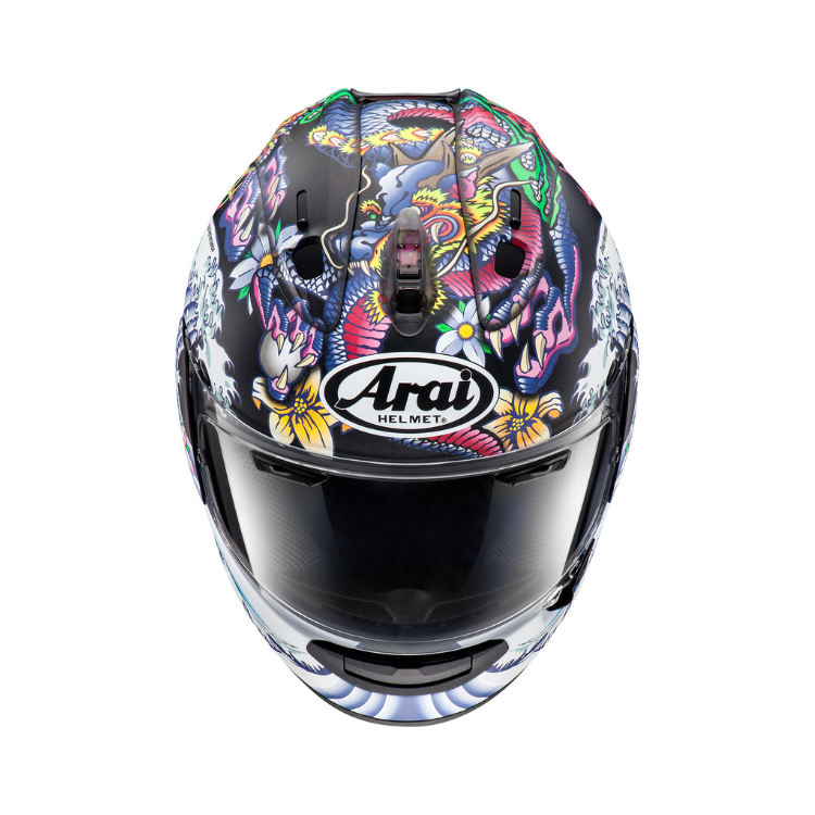 ARAI RX-7X ORIENTAL FLAT BLACK 浮世繪