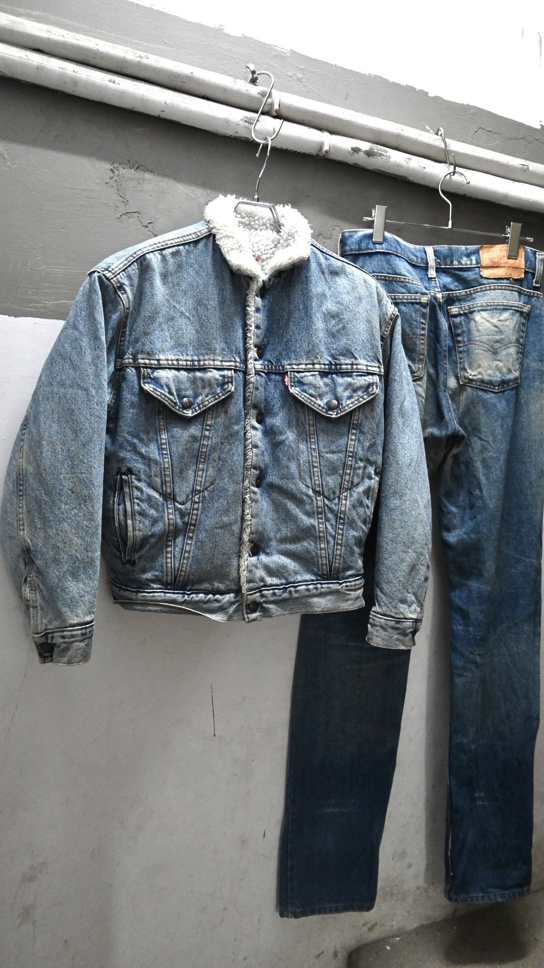 LEVIS Denim Sherpa Jacket （Made in USA）