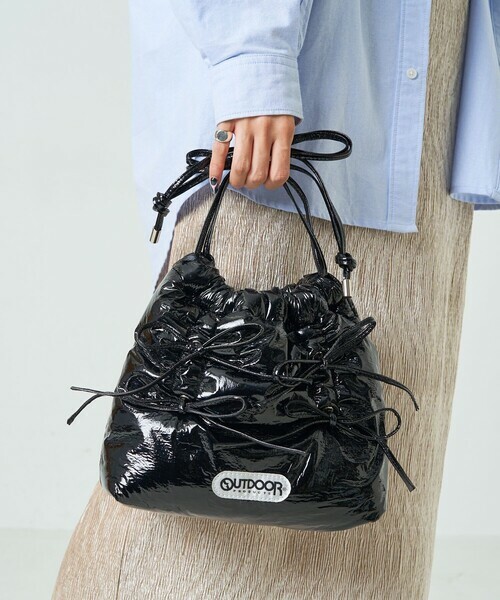 OUTDOOR PRODUCTS / Ribbon Drawing Mini Bag