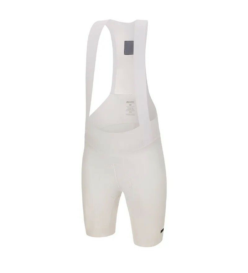 【Santini】PIRELLI 倍耐力運動俱樂部吊帶短褲 -白〔GIT〕